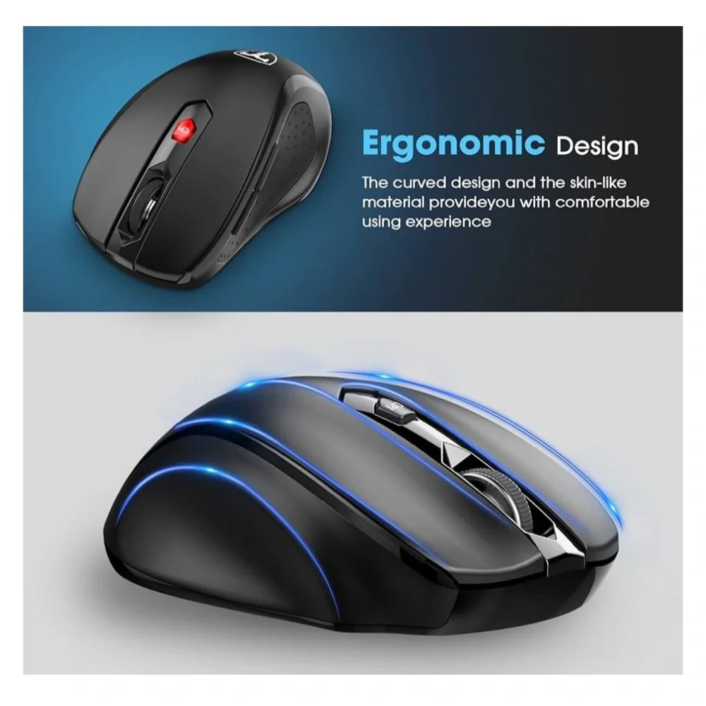 Wireless Ergonomic Mouse